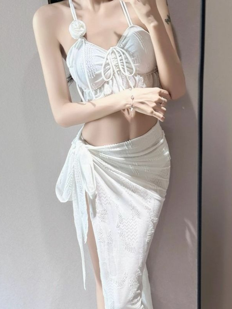 Baju Renang Wanita Dua Potong  - Women'S Fashion Middle Ages ulasan dan harga