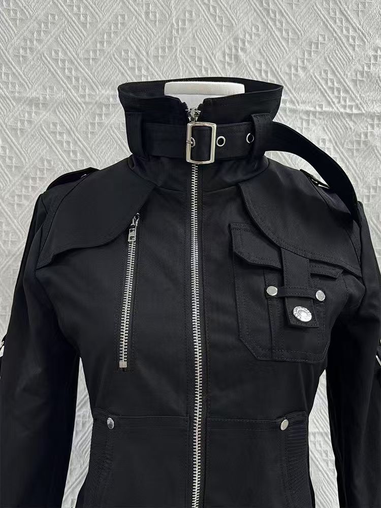 Hoodie Y2K Gothic Hitam Slim d - Women'S Fashion Zip Up Hoodies ulasan dan harga