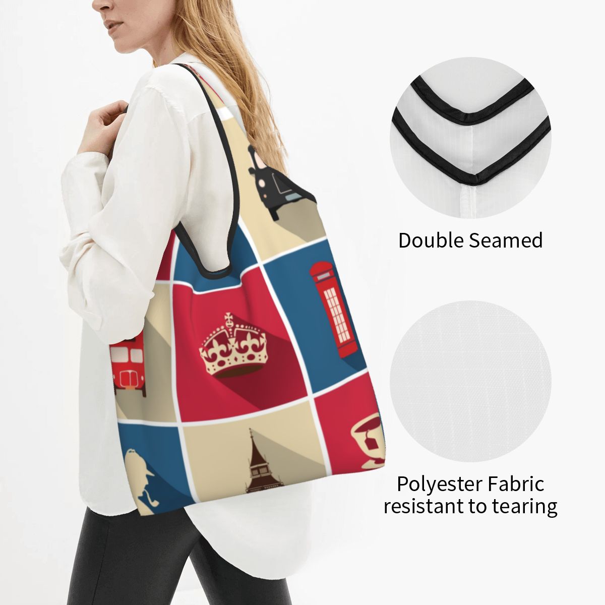Tas Tote belanja simbol London - Women Fashion Uk ulasan dan harga