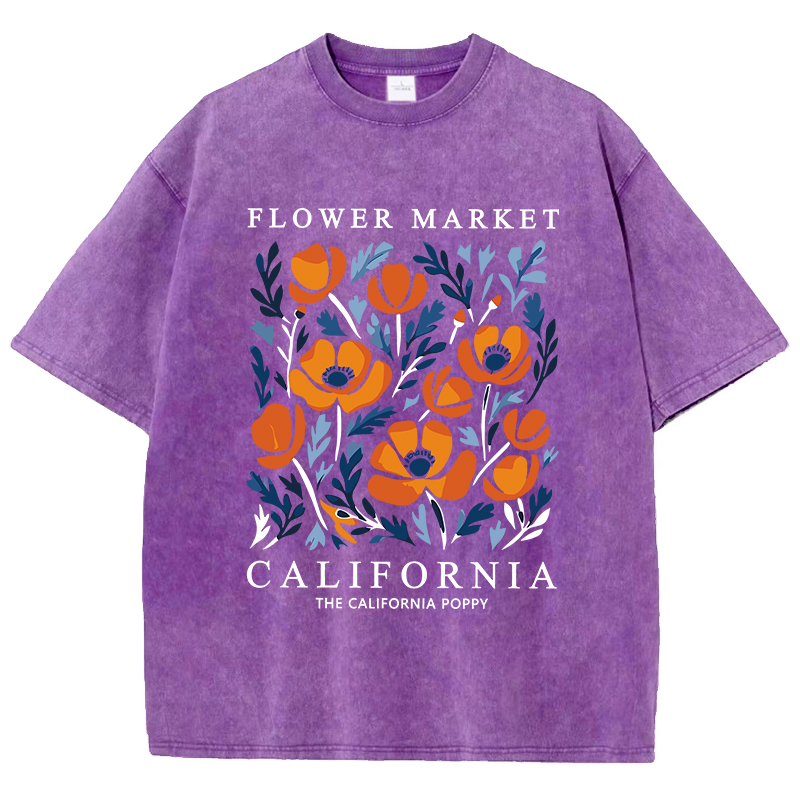 Kaus Dicuci Cetakan Kalifornia - Women'S Fashion Market Size ulasan dan harga