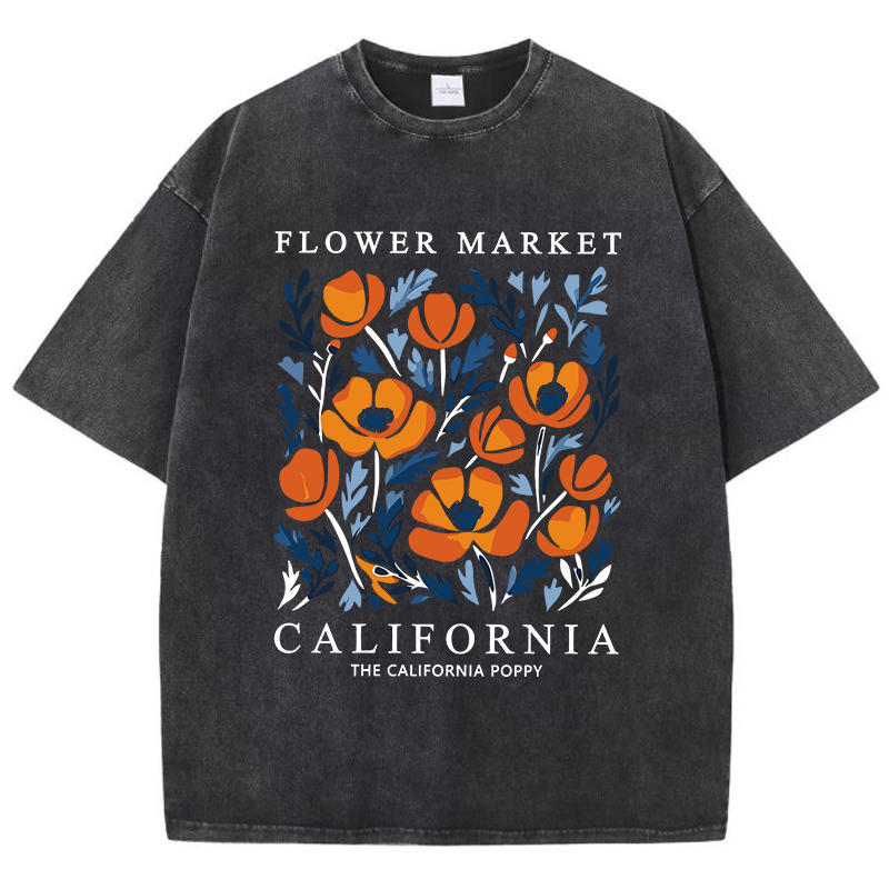 Kaus Dicuci Cetakan Kalifornia - Women'S Fashion Market Size ulasan dan harga