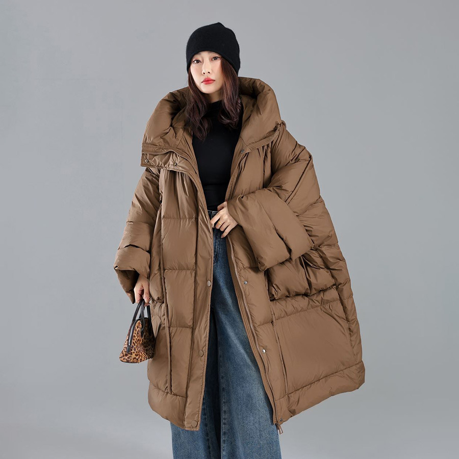 Jaket Musim Dingin Kerah Tingg - Women'S Fashion Parka ulasan dan harga