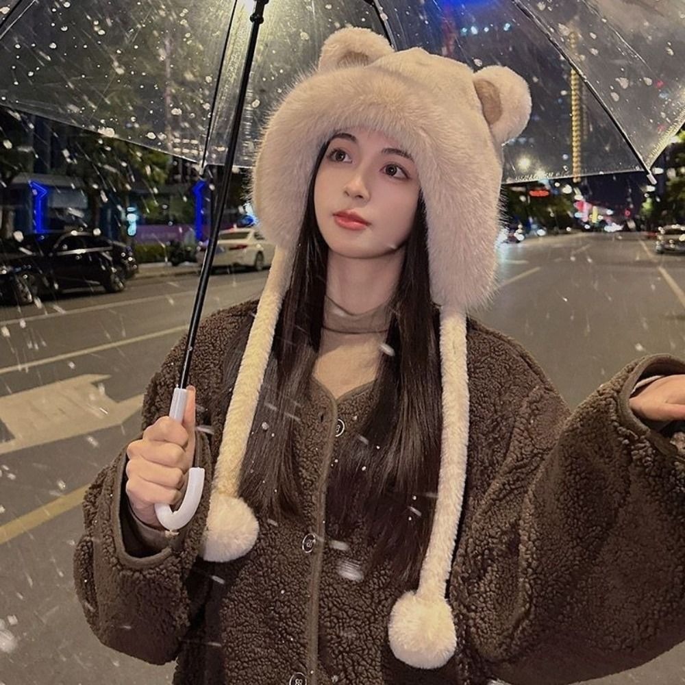 Topi Musim Dingin Hangat Lucu  - Bucket Hat Women ulasan dan harga