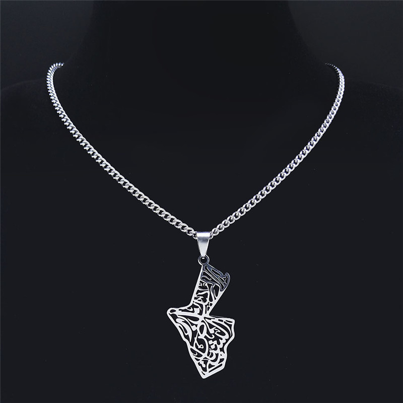 Kalung rantai peta Jordan baja - Women'S Fashion Guide ulasan dan harga