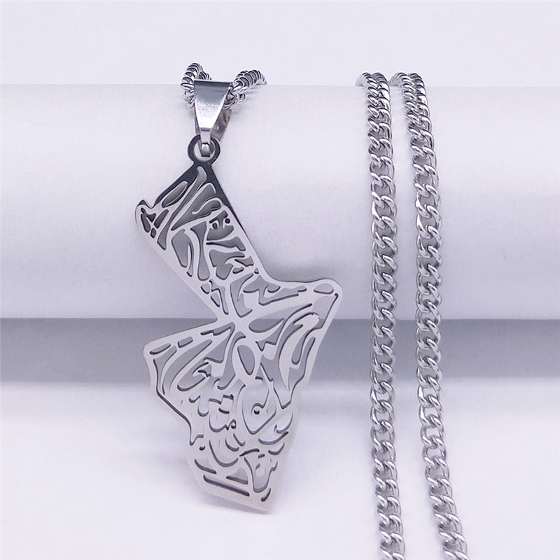 Kalung rantai peta Jordan baja - Women'S Fashion Guide ulasan dan harga