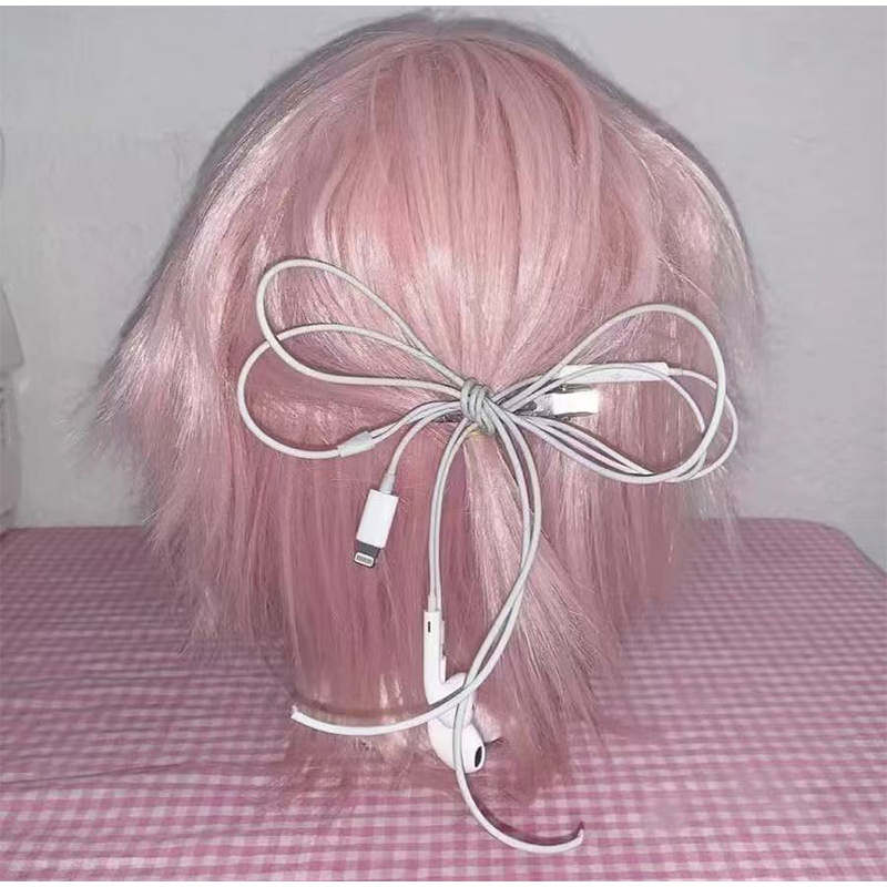 Jepit Rambut Kawat Headphone G - Women'S Y3K Fashion ulasan dan harga