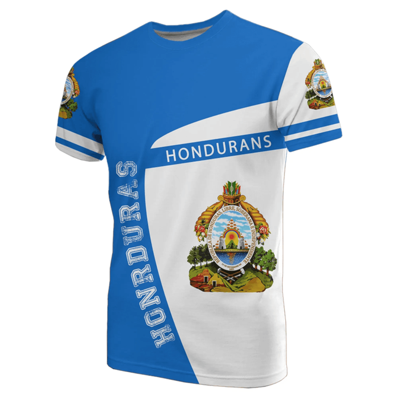 Kaos 3D Print Peta Bendera Hon - Women'S Fashion Guide ulasan dan harga